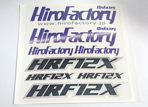 HiroFactory HRF12X デカール（２枚）